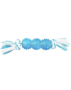 Игрушка для собак палочка с ароматом мяты голубой синтетическая резина с канатом 110 г Aromadog