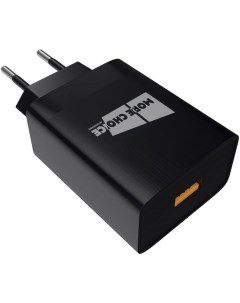 Зарядное устройство сетевое NC52QCm 1USB 3 0A QC3 0 для micro USB быстрая зарядка Black More choice