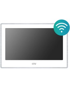 Видеодомофон M5702 белый поддержка форматов AHD TVI CVI и CVBS с разрешением 1080p 720p 960H встроен Ctv