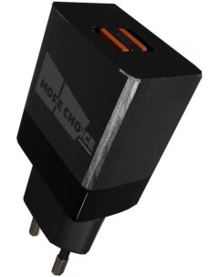 Зарядное устройство сетевое NC24 2 USB 2 1A Black More choice