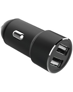 Зарядное устройство автомобильное CCQCUNC 2 USB 2 0 2 4A металл QC 3 0 защита от КЗ черны Unico