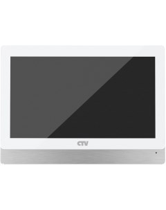 Видеодомофон M4902 белый с технологией Touch Screen для управления работой и параметрами монитора Ctv
