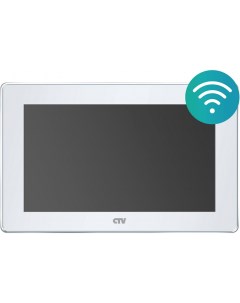 Видеодомофон M5701 белый поддержка форматов AHD TVI CVI и CVBS с разрешением 1080p 720p 960H встроен Ctv