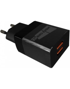 Зарядное устройство сетевое NC24a 2 USB 2 1A для Type C Black More choice