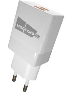 Зарядное устройство сетевое NC24m 2 USB 2 1A для micro USB White More choice