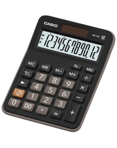 Калькулятор настольный MX 12B W EC 12 разрядов коричневый черный Casio
