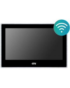 Видеодомофон M5702 черный поддержка форматов AHD TVI CVI и CVBS с разрешением 1080p 720p 960H встрое Ctv