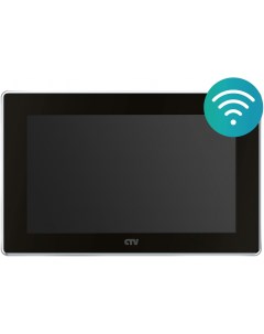 Видеодомофон M5701 черный поддержка форматов AHD TVI CVI и CVBS с разрешением 1080p 720p 960H встрое Ctv