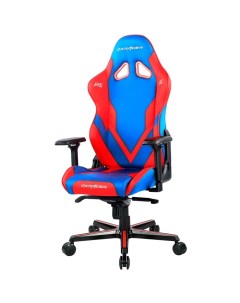 Кресло игровое OH G8200 BR сине красное до 120кг кожа PU 4D мультиблок Dxracer