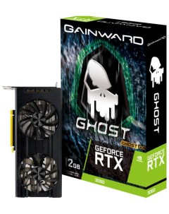 Видеокарта PCI E GeForce RTX 3060 Ghost OC NE63060T19K9 190AU 12GB GDDR6 192bit 8nm 1320 Gainward