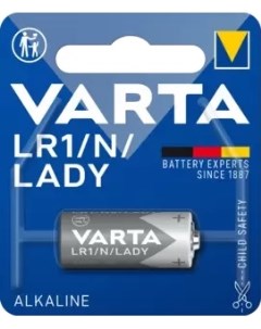 Батарейка ELECTRONICS LR1 N 04001101401 BL1 Alkaline 1 5V Varta