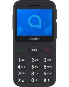 Мобильный телефон 2020X 2 4 240x320 серебристый моноблок 1 Sim 0 3Mpix GSM900 1800 FM Alcatel