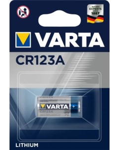 Батарейка CR123A 06205301401 BL1 Lithium 3V Varta