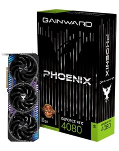 Видеокарта PCI E GeForce RTX 4080 Phoenix GS NED4080T19T2 1032X 16GB GDDR6X 256bit 5nm 2205 22400MHz Gainward
