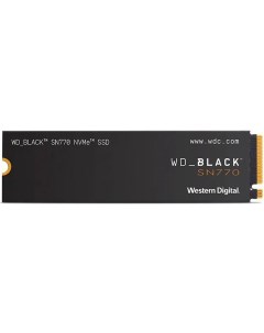 Накопитель SSD M 2 2280 WDS200T3X0E WD black SN770 2TB PCIe Gen4 x4 5150 4850MB s IOPS 740K 800K Western digital