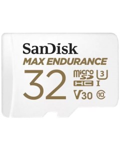 Карта памяти MicroSDHC 32GB SDSQQVR 032G GN6IA с SD адаптер Class 10 UHS I U3 V30 Sandisk