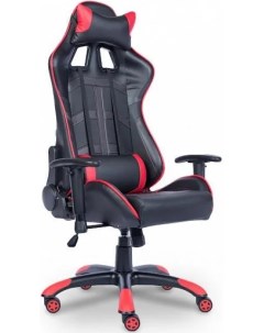 Кресло игровое Lotus S10 Red экокожа черный с красным до 120 кг Everprof