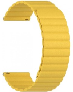 Ремешок на руку POLLUX DSP 15 22 YL кожаный для часов 22 mm yellow Lyambda