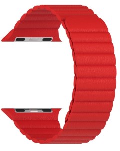 Ремешок на руку POLLUX DSP 24 40 RD кожаный для Apple Watch 38 40 41 mm red Lyambda