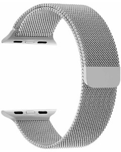 Ремешок на руку CAPELLA DS APM02 2 44 SL из нержавеющей стали для Apple Watch 42 44 mm silver Lyambda