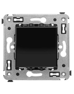 Кнопка 4402153 одноклавишная в стену Черный квадрат 2 модуля Avanti Dkc