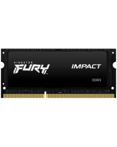Модуль памяти SODIMM DDR3 8GB KF316LS9IB 8 Impact 1600MHz CL9 1 35V Kingston fury