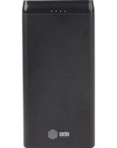 Аккумулятор внешний портативный CS PBFSFT 10000 10000mAh 2 1A 2 USB черный Cactus