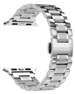 Ремешок на руку CETUS DSG 25 40 SL из нержавеющей стали для Apple Watch 38 40 41 mm silver Lyambda