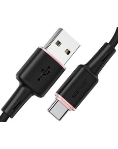 Кабель C2 04 USB Type A USB Type C 1 2м для подзарядки передачи данных чёрный Acefast