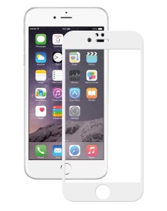 Защитное стекло 61998 3D для Apple iPhone 6 6S Plus 0 3 мм белое Deppa