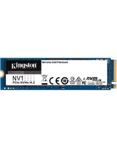 Накопитель SSD M 2 2280 SNVS 1000G NV1 1TB PCIe Gen 3 0x4 NVME 2100 1700MB s Kingston