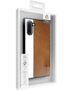 Чехол Titan LA15 TI N10 BR для Samsung Galaxy Note 10 brown Lyambda