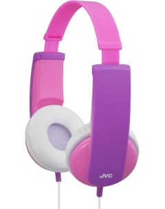 Наушники HA KD5 P EF KIDS проводные детские розовые фиолетовые Jvc