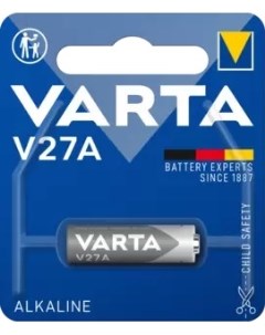 Батарейка ELECTRONICS LR27 A27 MN27 04227101401 BL1 Alkaline 12V Varta