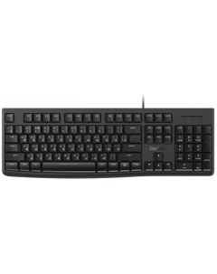 Клавиатура LK185 Black черная мембранная 104 клавиши EN RU 1 8м Dareu