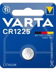Батарейка ELECTRONICS CR1225 06225101401 BL1 Lithium 3V Varta