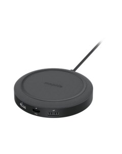 Зарядное устройство беспроводное 401307464 Universal Wireless Charging Hub цвет черный в комплекте а Mophie