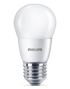 Лампа светодиодная 929002971507 6W 620lm E27 840 P45 матовая Philips