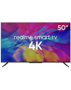 Телевизор TV 50 4K черный 3840x2160 Android 10 0 Smart TV Realme