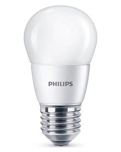 Лампа светодиодная 929002971207 6W 620lm E27 827 P45 матовая Philips