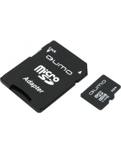 Карта памяти MicroSDHC 8GB QM8GMICSDHC10 Class 10 SD adapter Qumo