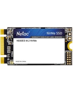 Накопитель SSD M 2 2242 NT01N930ES 512G E2X N930ES 512GB PCIe NVMe 3 0 x2 3D TLC NAND 1650 1500MB s Netac