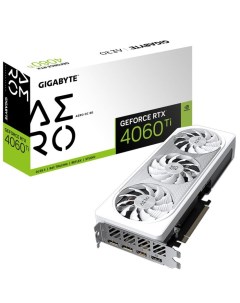 Видеокарта PCI E GeForce RTX 4060 Ti AERO OC GV N406TAERO OC 8GD 8GB GDDR6 128bit 8nm 2310 18000MHz  Gigabyte