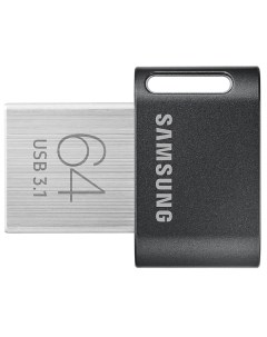 Накопитель USB 3 1 64GB MUF 64AB APC Fit Plus серебристый Samsung
