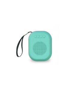 Портативная акустика BLOOM SBS 160 3Вт Bluetooth MP3 FM радио бирюзовая Smartbuy