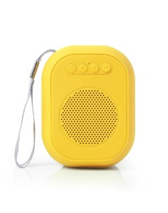 Портативная акустика BLOOM SBS 170 3Вт Bluetooth MP3 FM радио желтая Smartbuy