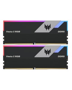 Модуль памяти DDR5 32GB 2 16GB BL 9BWWR 327 Predator Vesta II RGB PC5 48000 6000MHz CL30 1 35V Acer