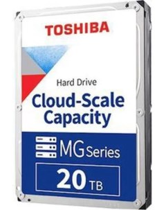 Жесткий диск 20TB SATA 6Gb s MG10ACA20TE 3 5 7200rpm 512MB Toshiba (kioxia)