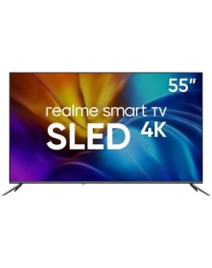 Телевизор TV 55 Sled черный 3840x2160 Android 10 0 Smart TV Realme