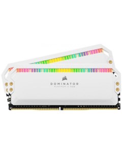 Модуль памяти DDR5 32GB 2 16GB CMT32GX5M2X6200C36W DOMINATOR PLATINUM RGB white PC5 49600 6200MHz CL Corsair